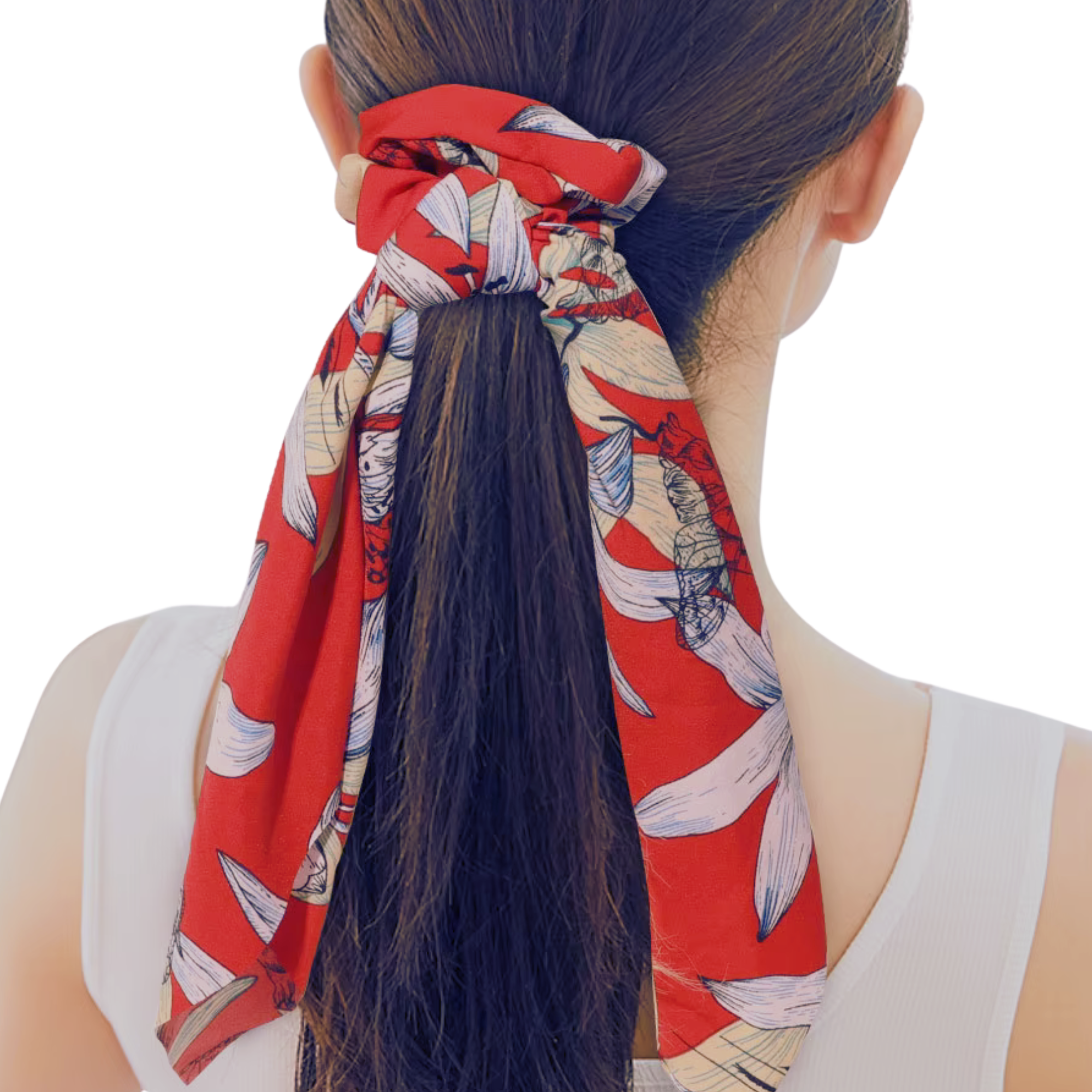 Silky Scarf Pony Holder (13 Color Options) | Scrunchie Hair Accessories