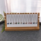 Silver Birthstone necklace