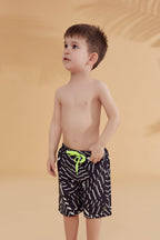 Woven Black Boys Shorts B2363