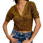 Sleeved Pom Pom Cardigan [Sizes S-L] by The Bullish Store