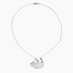 Slothy McSloth Necklace in Silver by The Bullish Store