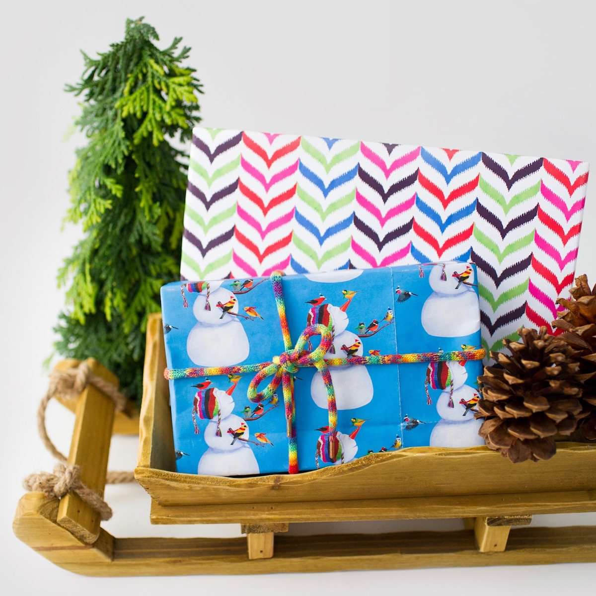 Double-Sided Eco Wrapping Paper – Holiday | Recyclable & Compostable Gift Wrap
