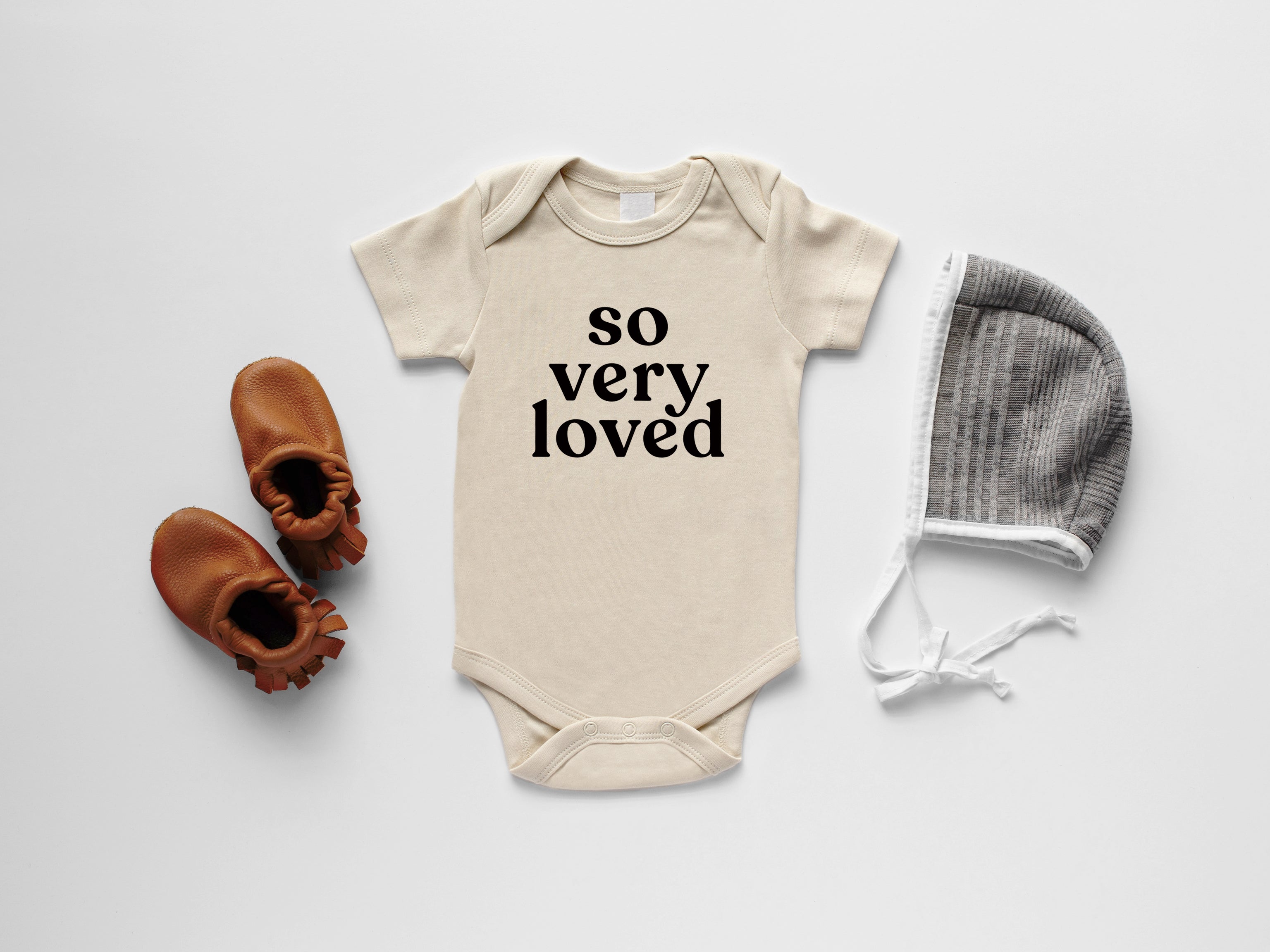 So Very Loved Organic Baby Bodysuit