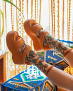 Tree of Life Sheer Crew Sock by Sock Candy