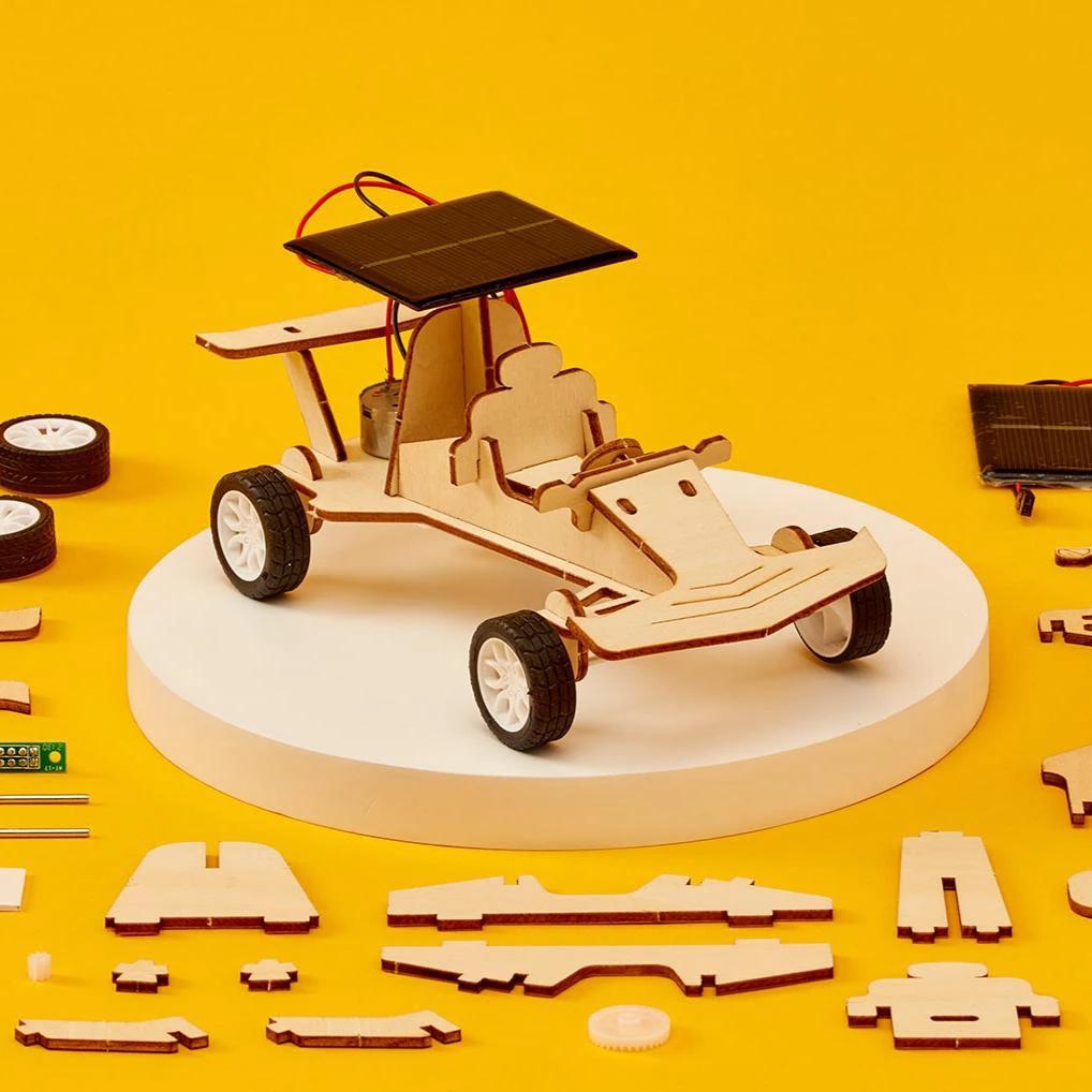 Solar Race Car DIY Kit, Educational STEM Toy by Kitsville