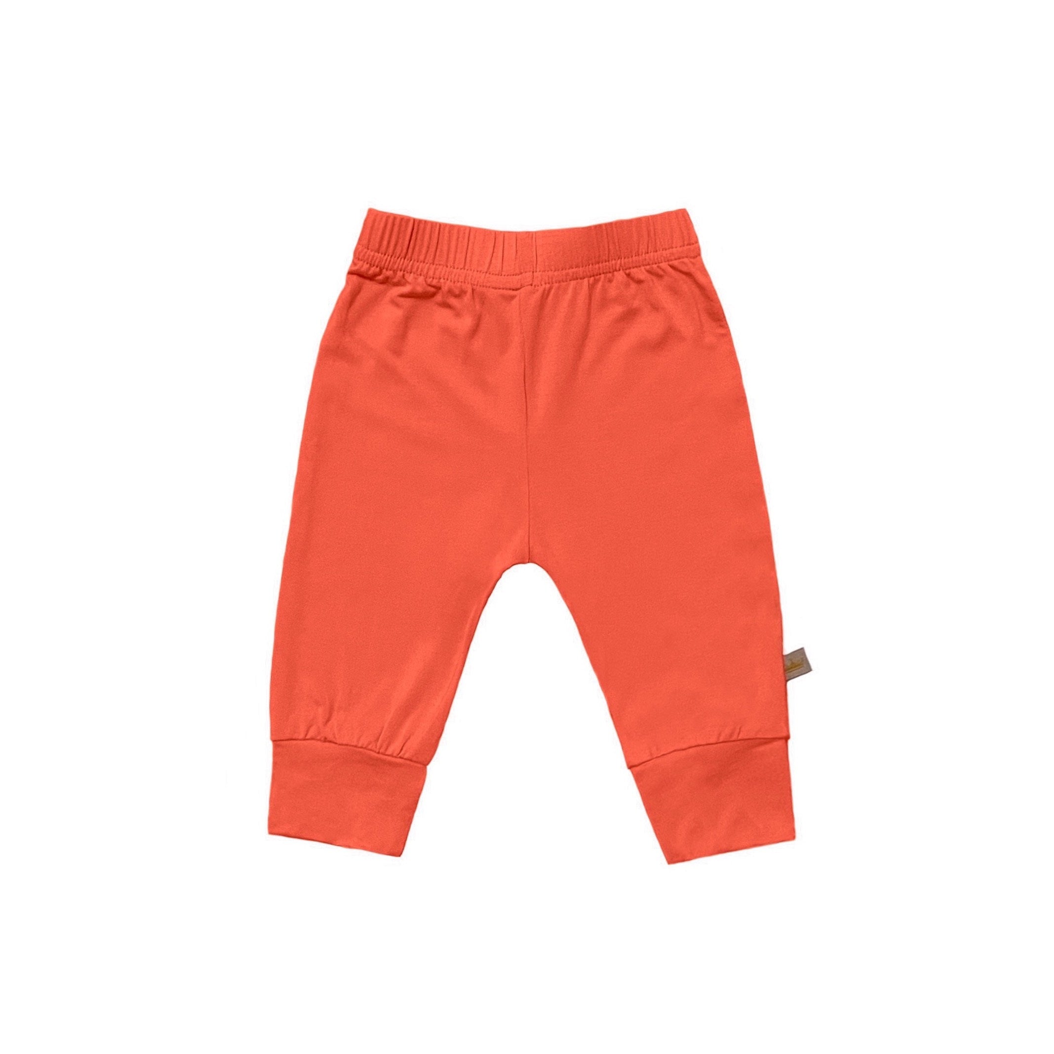 Pumpkin Solid Bamboo Baby Jogger Pants