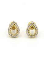 Sparkle Teardrop Studs by Fair Anita