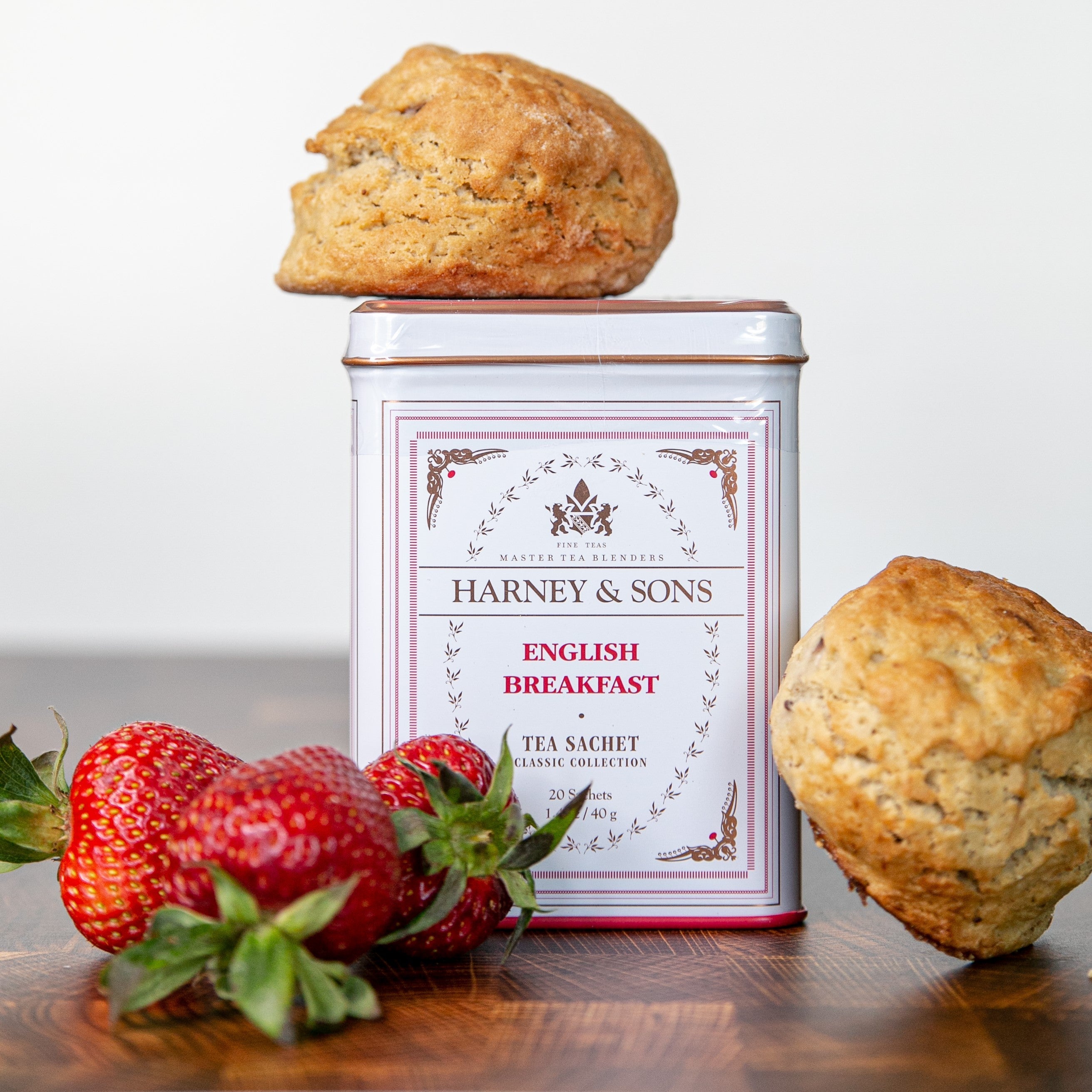Strawberry Champagne Cream Scones