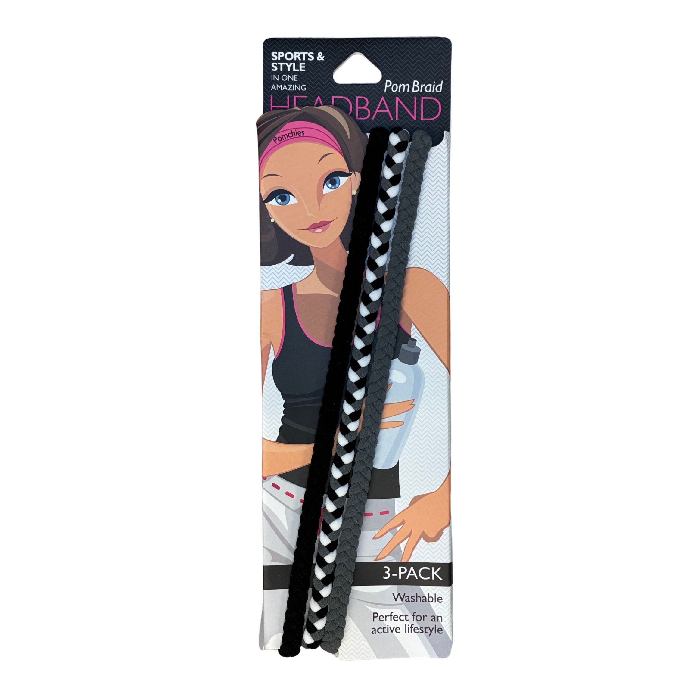 Stretchy Braid and Knotted Headbands | Yoga Workout Headband Packs and Singles