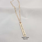 Israel Support Bar Necklace - 6 Styles