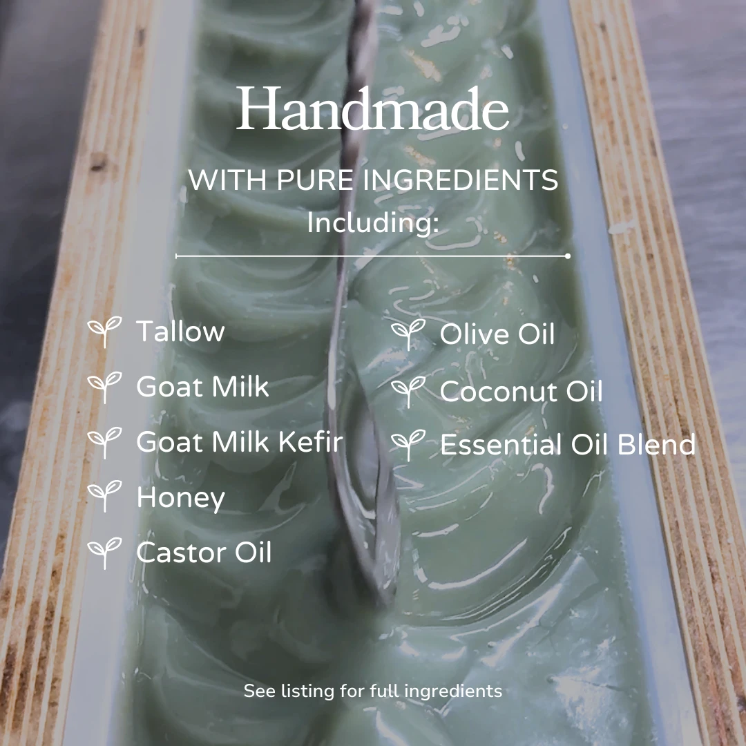 Blue Beauty Cream Facial Bar by Pretty farm girl