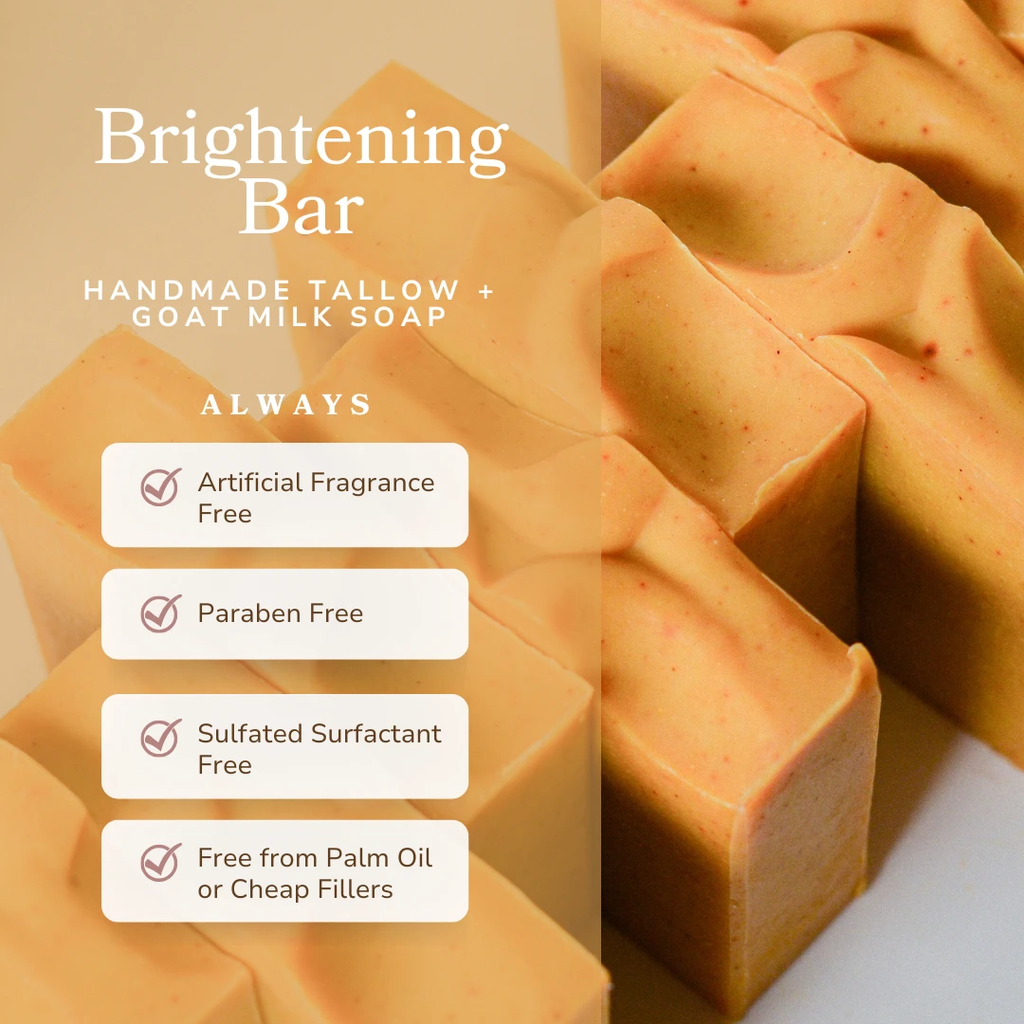 Brightening Vitamin C and Bakuchiol Soap Bar by Pretty farm girl