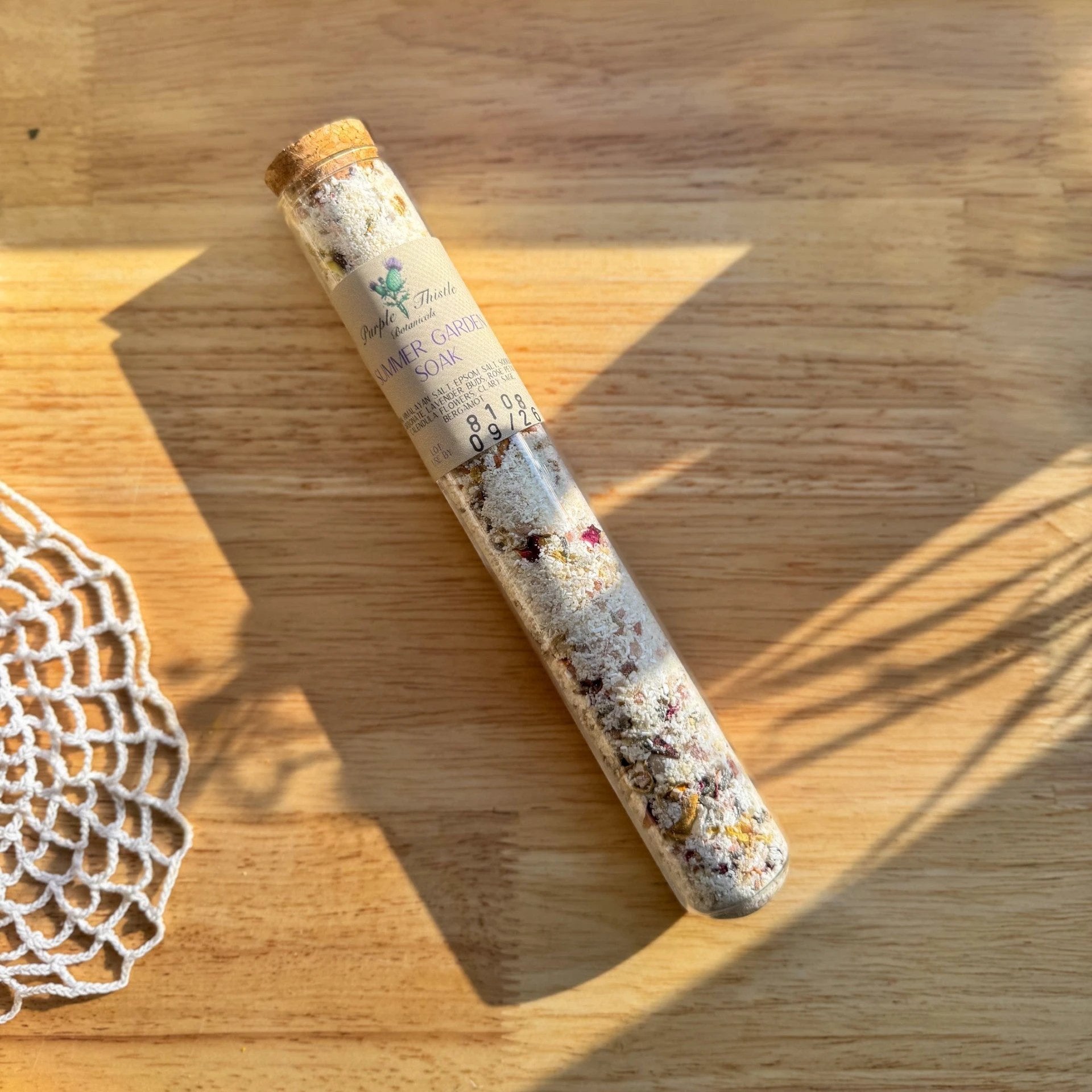 Summer Garden Bath Soak by Purple Thistle Botanicals