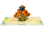 Sunflowers Pop Up Card by Paper Love