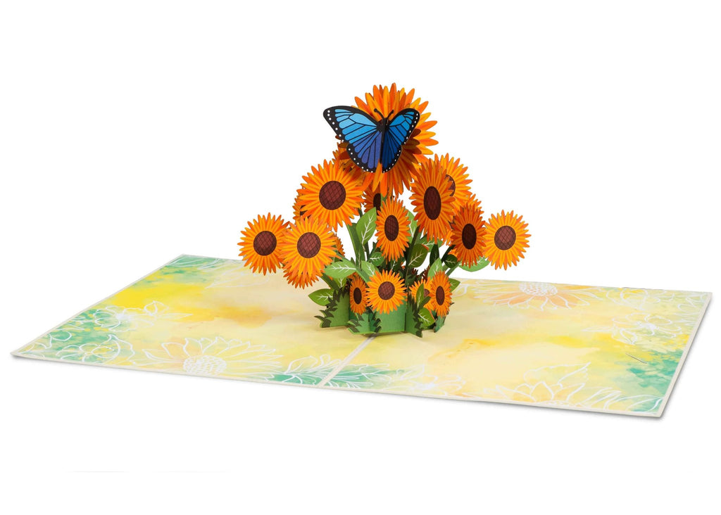 Sunflowers Pop Up Card by Paper Love