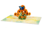 Sunflowers Pop Up Card by Paper Love
