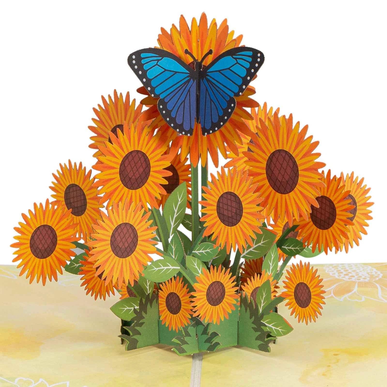 Sunflowers Pop Up Card by Paper Love