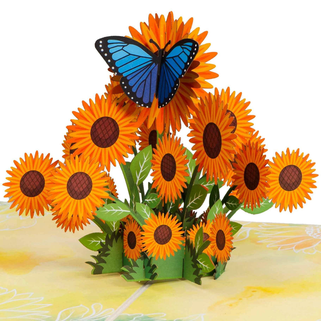 Sunflowers Pop Up Card by Paper Love