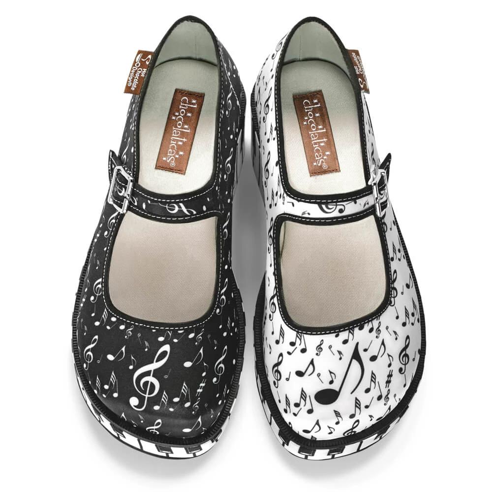 Chocolaticas® Thank You Music Women's Mary Jane Platform by Hot Chocolate Design