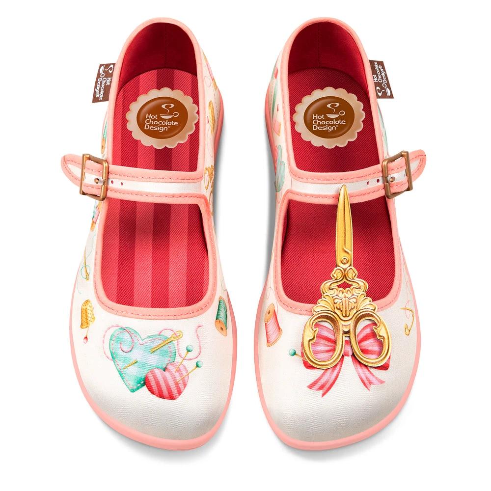 Chocolaticas® Tailor Made Women's Mary Jane Flat by Hot Chocolate Design