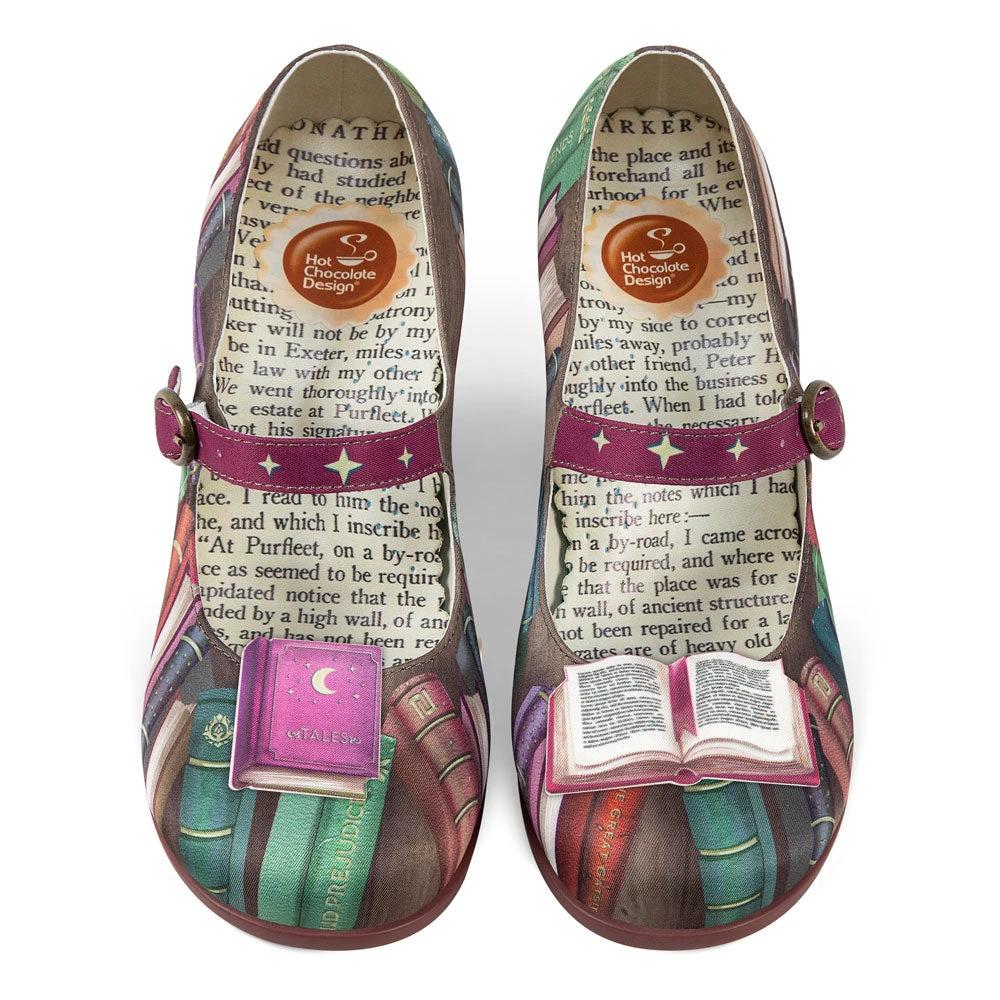 Chocolaticas® Mid Heels Tales & Soles Women's Mary Jane Pump by Hot Chocolate Design