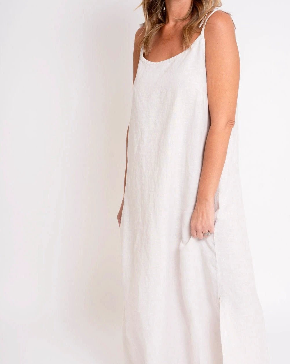 Pacific Linen Maxi Dress by Line In The Sand Swim