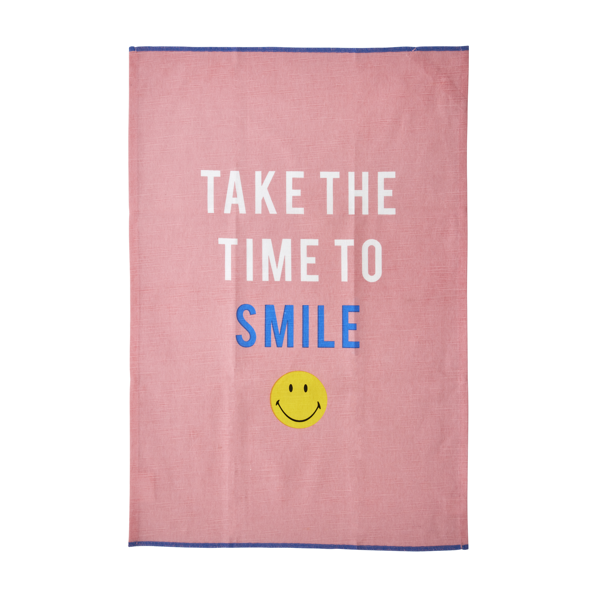 Cotton Tea Towel - Pink - Smiley®