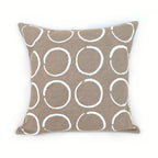 Sadza Circles Pillow - Savanna Beige Cover