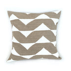 Sadza Triangles Pillow Cover - Savanna Beige