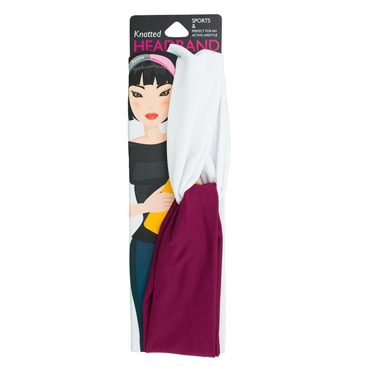 Tapered and Twisted Bow Headbands | Yoga Gym Workout Hairband Hair Accessory