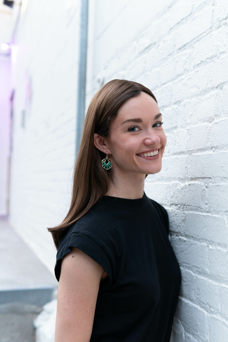 Teal Opulence Earrings