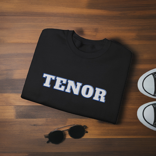 Sweat-shirt ras du cou avec chanteur ténor