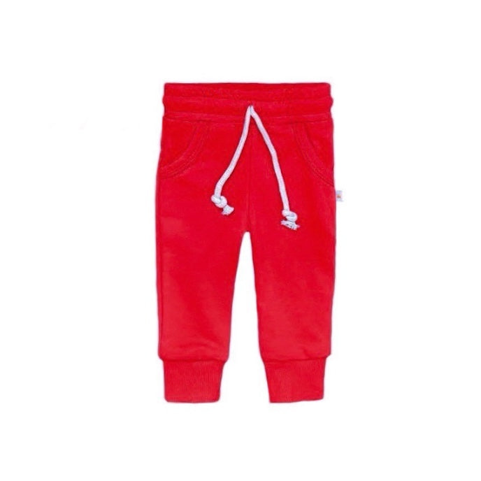 Cherry Red Terry Jogger Sweatpant