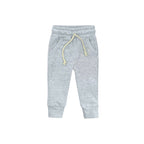 Heather Gray Crewneck Terry Jogger Pant Sweatsuit Set