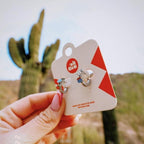 Arizona Desert 3D Huggie Hoop Earrings by Oh Clementine