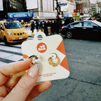 NYC 3D Huggie Hoop Earrings by Oh Clementine