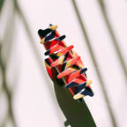 The Foxy in Warm ‘70s Sunrise Hair Claw | Hearts Claw Clip by The Bullish Store