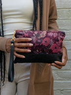 The Verbena Velvet Wristlet by Ash & Rose