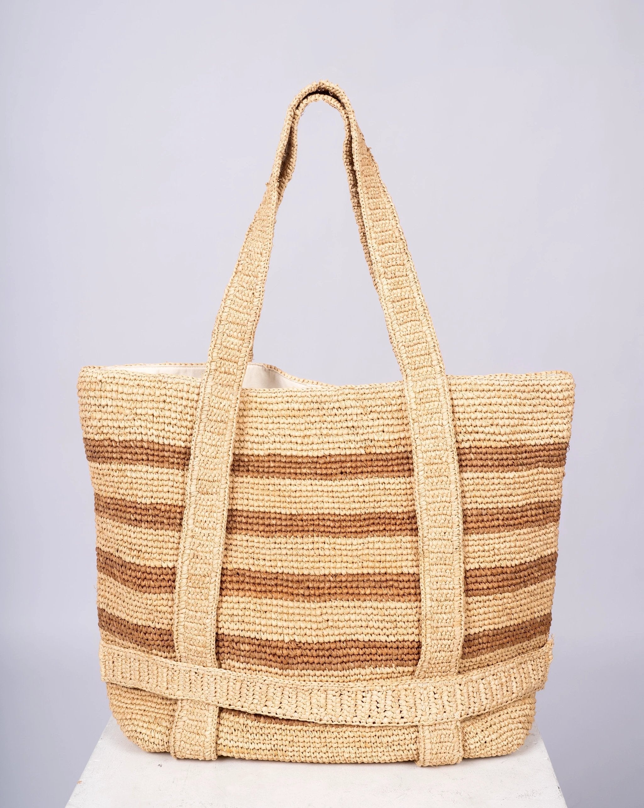 The Original Straw Traveler Bag by Line In The Sand Swim