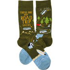 These Are My Road Trip Socks | Fun Travel-Inspired Crew Socks by The Bullish Store