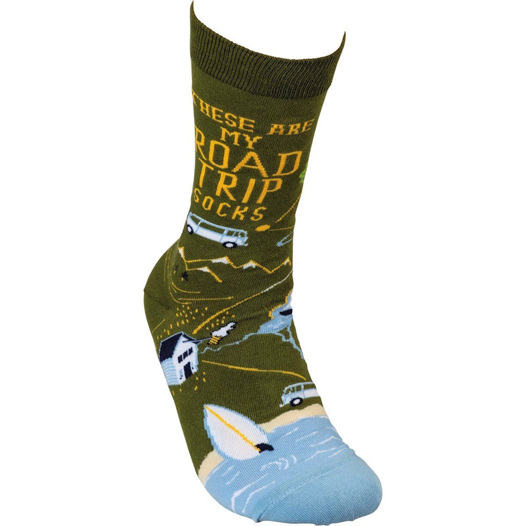 These Are My Road Trip Socks | Fun Travel-Inspired Crew Socks by The Bullish Store