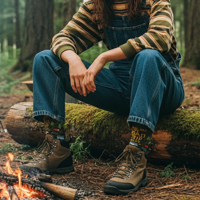 These Are My Road Trip Socks | Fun Travel-Inspired Crew Socks by The Bullish Store