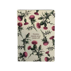 Thistle Knock Your Socks Off Double-Sided Journal | 160-Page Lined Notebook by The Bullish Store