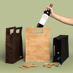 Sommelier Wine Tote Bag (3 Bottles) by Tiradia Cork