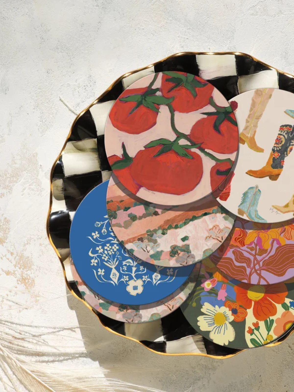 Bouquet of Coasters - Mix and Match Florals