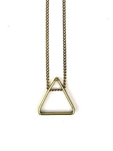 Pyramid Pendant Necklace by Fair Anita