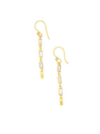 Triple Elegance Drop Earrings by Fair Anita