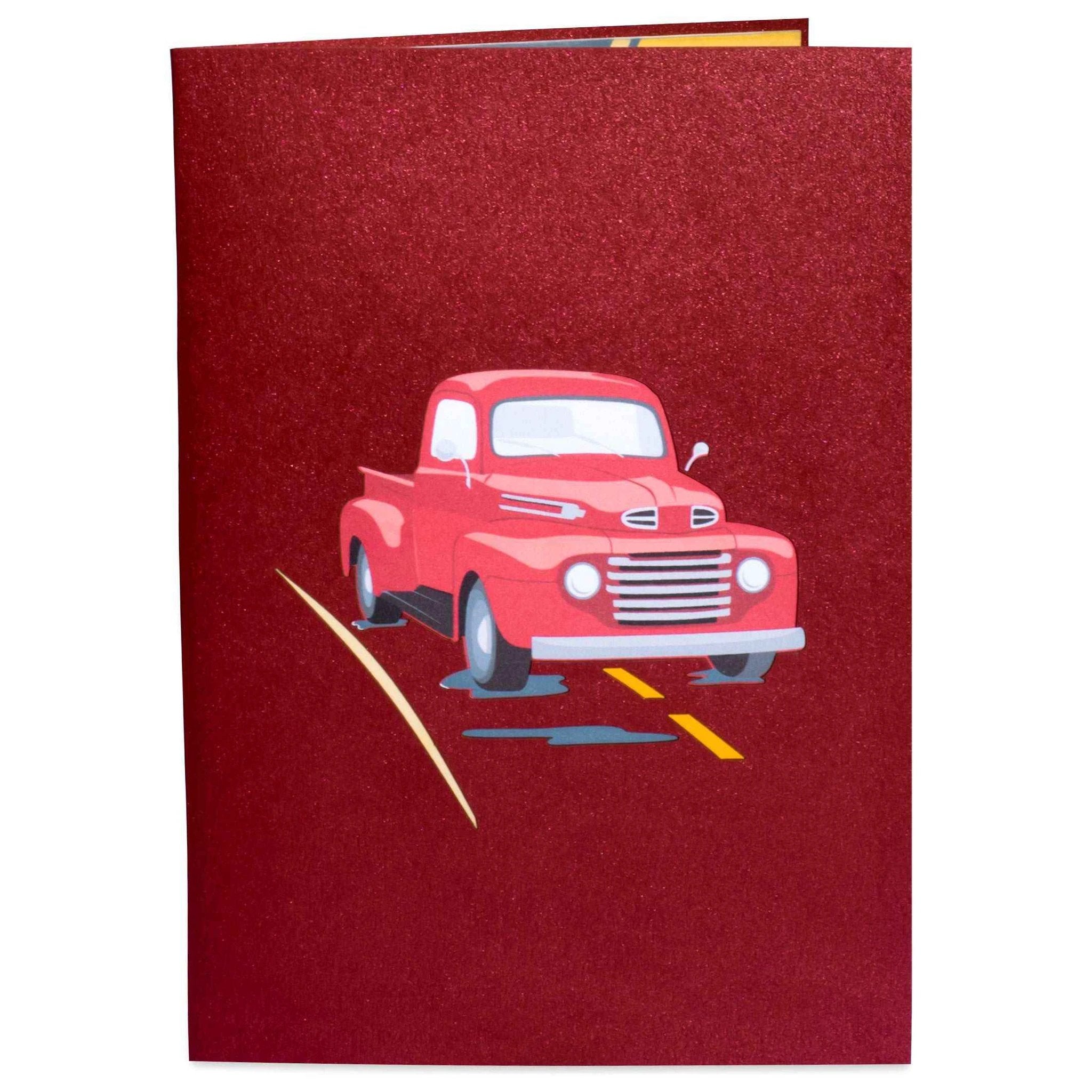 Classic Truck Pop Up Card by Paper Love