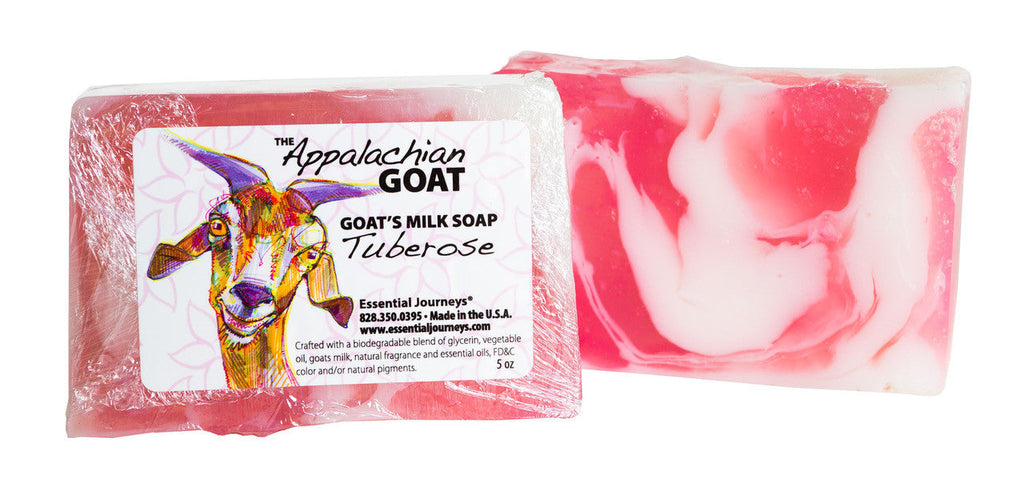 TUBEROSE GOAT'S MILK SOAP SLICE 5 oz.