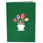 Tulips pop-up card by Paper Love